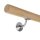 Picture: Handrail set oak raw with holder with hanger bolt