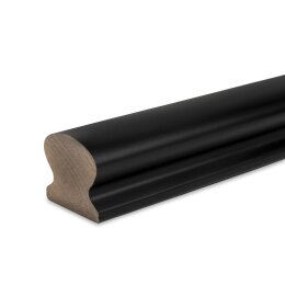 Picture: handrail black omega 55x50mm, ends cutted