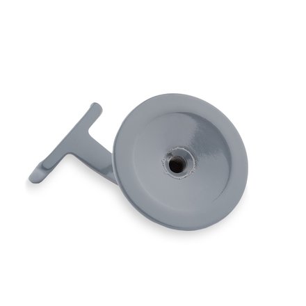 Picture: Handrail holder grey straight support with hanger bolt (horizontal)