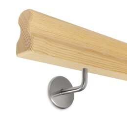 Picture: Handrail set pine omega 45x80mm with holders for...