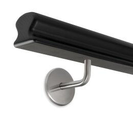 Picture: Handrail black omega 55x50mm with holders for...