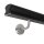 Picture: Handrail black omega 55x50mm with holders for screwing in, holder 1