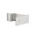 Picture: Handrail holder silver straight support with cap nut (horizontal)