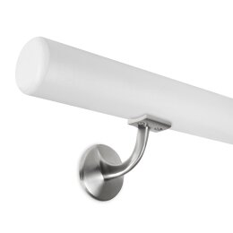 Picture: Handrail white and holder with hanger bolt