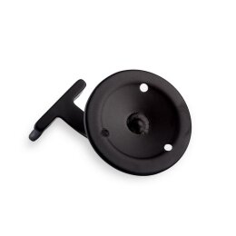 Picture: Handrail holder black matt round support with...