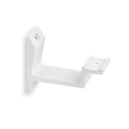 Picture: Handrail holder white straight support flat