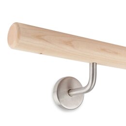 Picture: Handrail set maple with holders for screwing in, holder 1